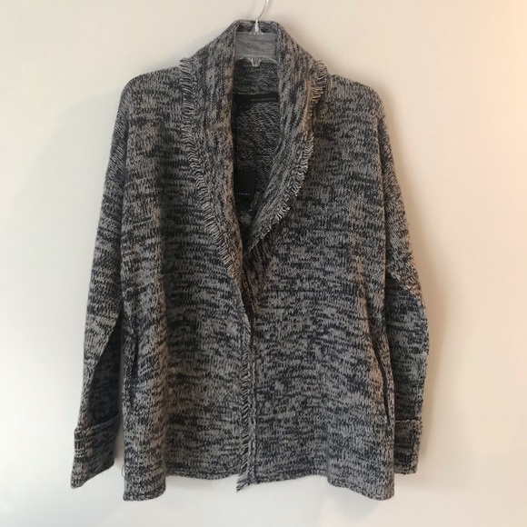 1 LEFT NWT 360 Skull Cashmere Holly Shawl Cardigan - Picture 5 of 8